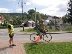 ja na punkcie kontrolnym - Karpacki Maraton Rowerowy 2009